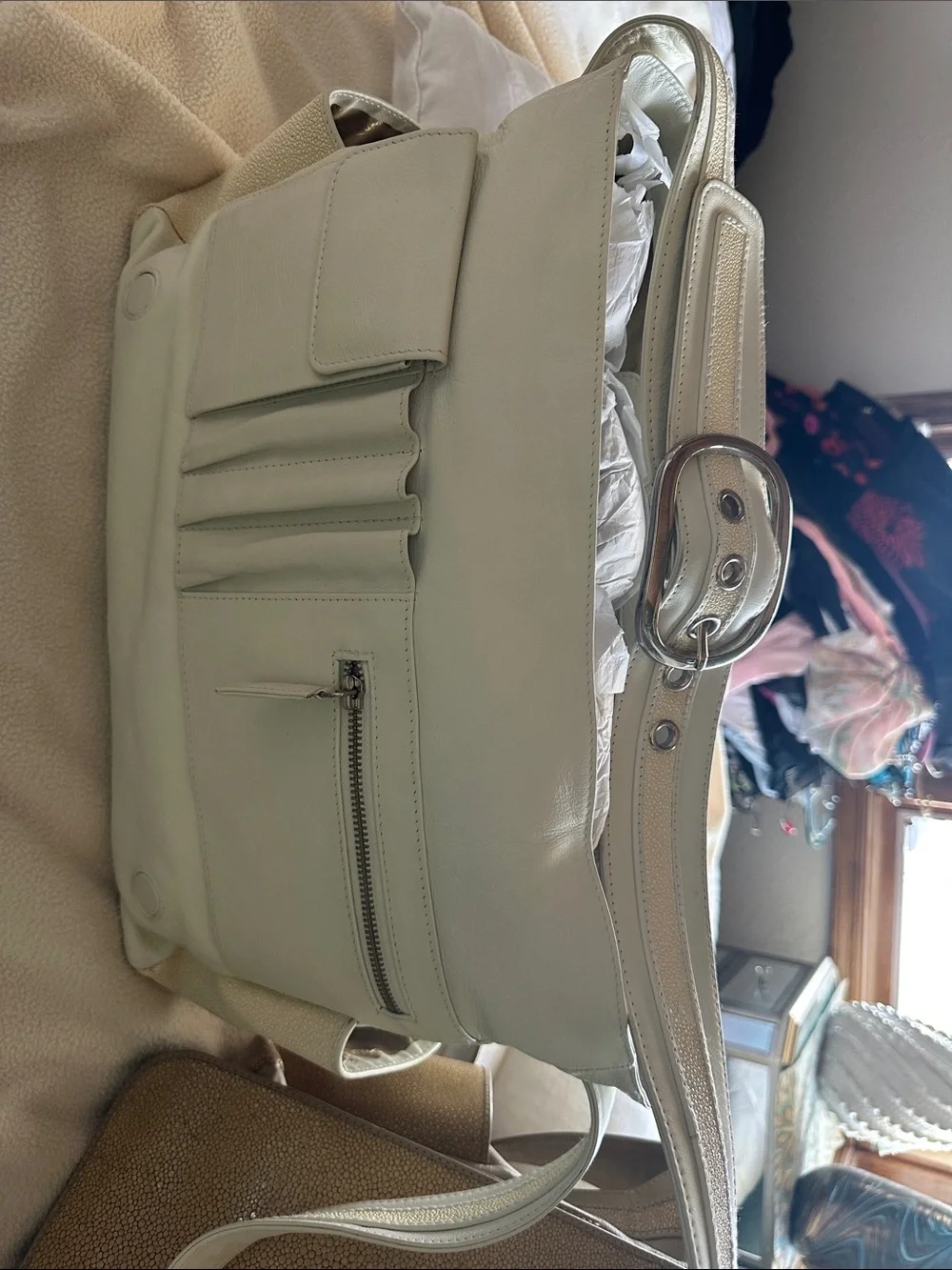 French & French exotic, couture stingray briefcase/unisex